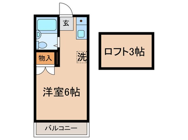 スカイコートの物件間取画像